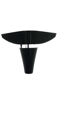14 CM LİZ LİNE SİYAH-KROM AYAK